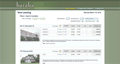 Desktop Screenshot of baraka-apts.com